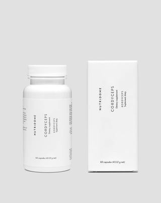 Kordyceps extrakt 1200mg 7% kyselina kordycepsová energie odolnost Nutridome 60 kapslí