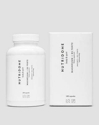 Doplněk stravy Magnesium + B6 Forte proti únavě a stresu Nutridome 180 kapslí - 2