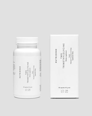 Trimethylglycin Betain TMG pro metabolismus homocysteinu a podporu kardiovaskulárního systému Nutridome 60 ks