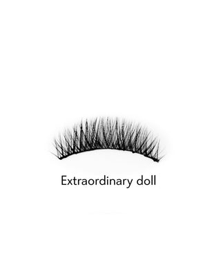 Umělé řasy na 2D proužku pro vícenásobné použití, přirozený efekt Extraordinary Doll Bamm!Lashes - 2