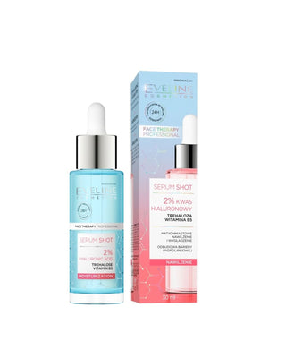 Hydratační kúra 2% kyselina hyaluronová s vitamínem b5 Serum Shot Eveline Cosmetics
