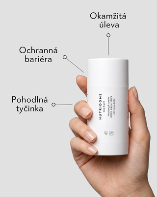 Tělový balzám v tyčince pro intenzivní výživu s přírodními oleji Nutridome - 3