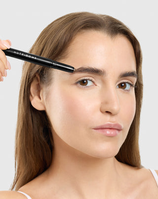 Hnědý vosk na obočí s ricinovým olejem s laminačním efektem Nutridome - 2