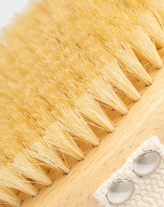 Uddo přírodní masážní kartáč na tělo z kančích štětin - 2