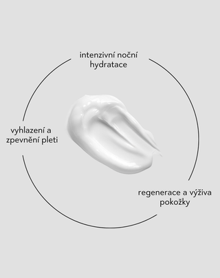 Vyhlazující a zpevňující noční krém s kyselinou hyaluronovou Nutridome - 2