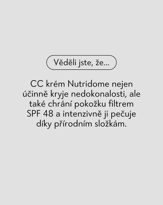 Krycí CC krém na obličej SPF 48 s kolagenem a přírodními oleji 02 Light Beige Nutridome - 4