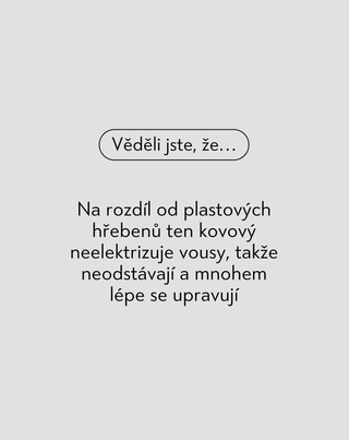 Kovový hřeben na vousy všech typů a délek Monolit - 3