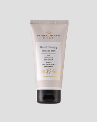 Výživná maska na ruce s hedvábnými proteiny a mateří kašičkou Hand Therapy Natural Secrets - 1
