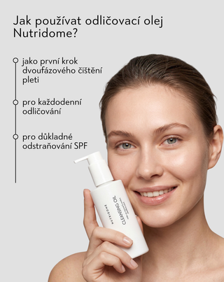 Čisticí olej na odlíčení obličeje od kosmetiky a nečistot Nutridome - 3
