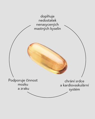 Omega-3 Nutridome na imunitu a správnou funkci mozku, srdce a zraku 660 mg EPA 440 mg DHA/den 60 ks - 2