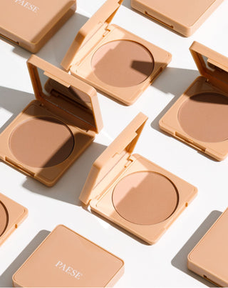 Práškový bronzer Selfglow 01 Cold s aktivními složkami pro konturování obličeje Paese - 6