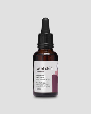 Revitalizační sérum na obličej s vitamínem C, vitamínem A a vitaminem E Mel Skin - 1