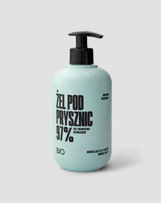 Osvěžující veganský sprchový gel s extraktem z okurky s vůní Bjo mořského vánku - 1