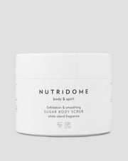 Cukrový peeling scrub na tělo vyhlazující pokožku Nutridome 250 g