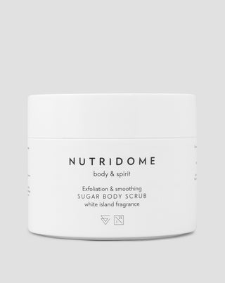Cukrový peeling scrub na tělo vyhlazující pokožku Nutridome 250 g - 1
