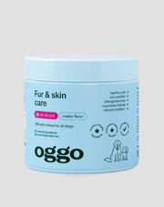 doplněk stravy fur & skin karma pro psy pro krásnou srst a zdravou kůži oggo 180 g