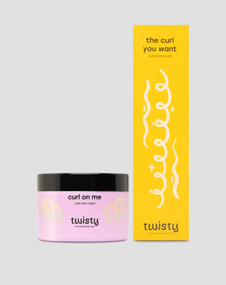 Sada krému na kudrny + kartáč na kudrnaté a vlnité vlasy pro definici kadeří Twisty - 3