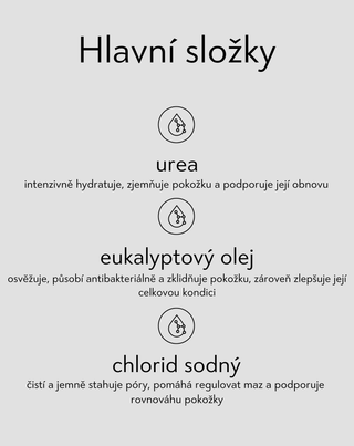 Sůl do koupele nohou s močovinou 45 % a eukalyptem Nutridome - 4