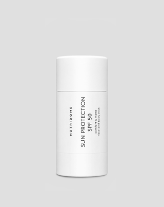 Minerální filtr SPF 50 ve tyčince na obličej a tělo, hydratace a ochrana proti UVB, UVA Nutridome