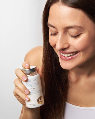 Tablety proti vypadávání a na růst vlasů pro ženy Hairvity Halier - 3