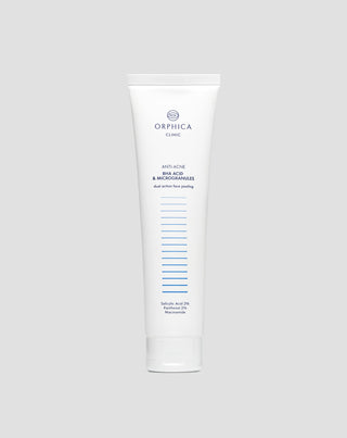 Pleťový peeling s niacinamidem, panthenolem, BHA a mikrogranulemi Anti-Acne Orphica Clinic 100 ml - 1