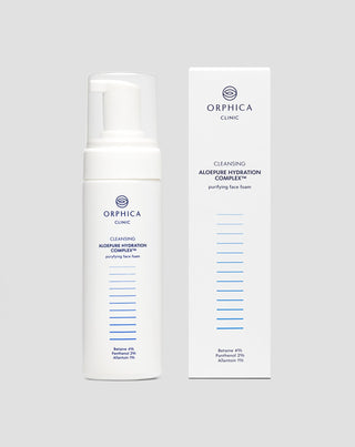 Čisticí pěna na obličej s betainem, panthenolem a alantoinem Cleansing Orphica Clinic 150 ml